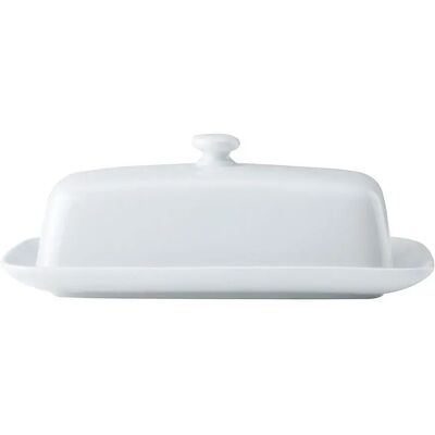 Mikasa Chalk Porcelain Mantequera - 21cm Blanco Mikasa Chalk Porcelain Mantequera - 21cm Blanco