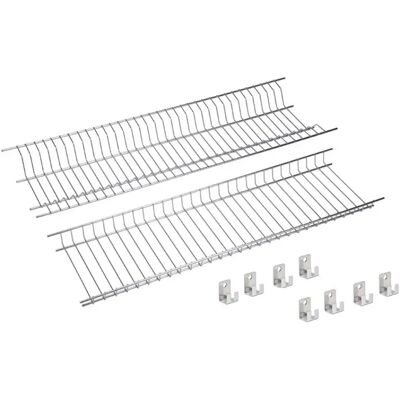 Sauvic Escurridor De Platos Para Mueble Acero Inoxidable 65 Cm Grey One Size Sauvic Escurridor De Platos Para Mueble Acero Inoxidable 65 Cm Grey One Size