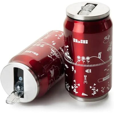 Ibili Termo Lata Isotérmica Ecológica 330ml Red One Size Ibili Termo Lata Isotérmica Ecológica 330ml Red One Size