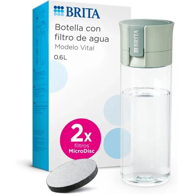 Brita Botella Con Filtro De Agua Vital Green One Size Brita Botella Con Filtro De Agua Vital Green One Size
