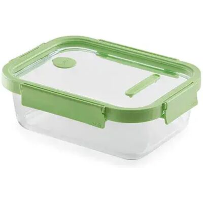 Lékué At Home Contenedor de almacenaje - Apto para alimentos, Sin fugas, Verde Lékué At Home Contenedor de almacenaje - Apto para alimentos, Sin fugas, Verde