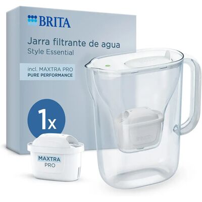 Brita Jarra Filtrante Style Essential Con 1 Filtro Maxtra Pro Pure Performance White One Size Brita Jarra Filtrante Style Essential Con 1 Filtro Maxtra Pro Pure Performance White One Size