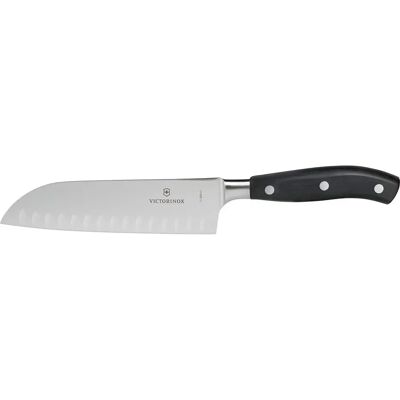 Cuchillo Santoku Forjado Compacto de Victorinox - Acero Inoxidable Cuchillo Santoku Forjado Compacto de Victorinox - Acero Inoxidable