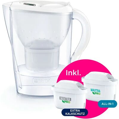 Brita Jarra Purificadora De Agua Marella Incl 1x All-in-1 1x Extra Lime White One Size Brita Jarra Purificadora De Agua Marella Incl 1x All-in-1 1x Extra Lime White One Size