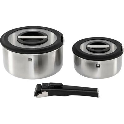 Zwilling Juego De Ollas Unlock-5-pieces 18/10 Stainless Steel Silver One Size Zwilling Juego De Ollas Unlock-5-pieces 18/10 Stainless Steel Silver One Size