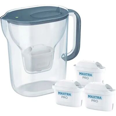 Brita Jarra Purificadora De Agua Style Essential + 3 Maxtra Pro Pure Performance Graphite One Size Brita Jarra Purificadora De Agua Style Essential + 3 Maxtra Pro Pure Performance Graphite One Size
