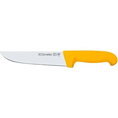 3 Claveles Cuchillo De Carnicero Proflex Silver / Yellow 18 cm 3 Claveles Cuchillo De Carnicero Proflex Silver / Yellow 18 cm