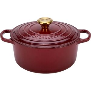 Le Creuset Cocotte Signature 24 Cm Red One Size Le Creuset Cocotte Signature 24 Cm Red One Size
