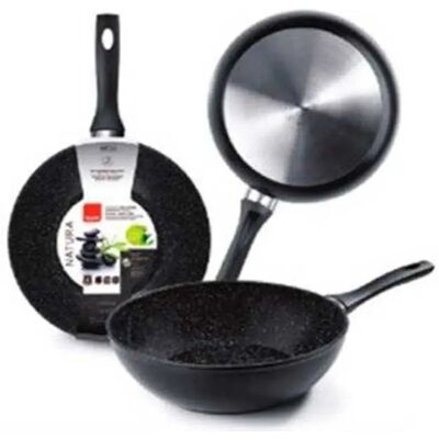 Ibili Wok Natura 24 Cm Black One Size Ibili Wok Natura 24 Cm Black One Size