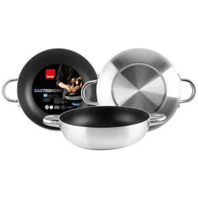 Ibili Sartén Honda 2 Handles Gastronomy 24 Cm Black One Size Ibili Sartén Honda 2 Handles Gastronomy 24 Cm Black One Size