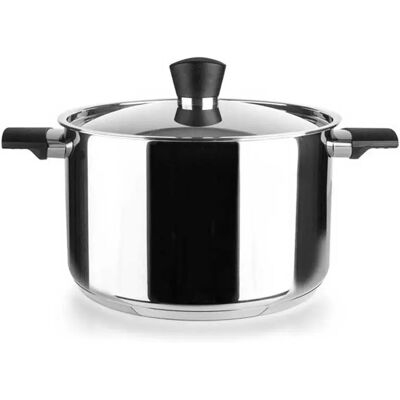 Olla de Acero Inoxidable Ibili Svea - 20cm - Para Todas las Cocinas Olla de Acero Inoxidable Ibili Svea - 20cm - Para Todas las Cocinas