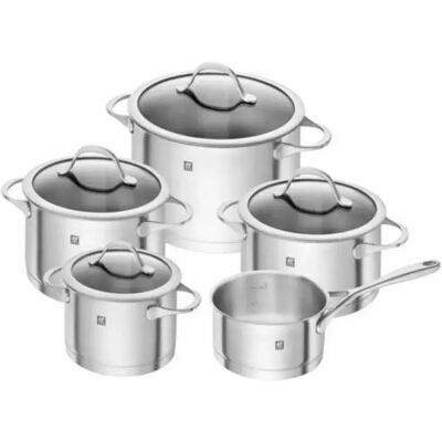 Zwilling Juego De Ollas Essence 5 Unidades Silver One Size Zwilling Juego De Ollas Essence 5 Unidades Silver One Size