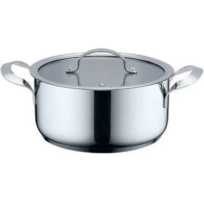 Haeger Cacerola Pa-24h.003a 24 Cm Stainless Steel One Size Haeger Cacerola Pa-24h.003a 24 Cm Stainless Steel One Size