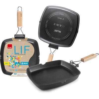 Ibili Parrilla Lif 20 Cm Black One Size Ibili Parrilla Lif 20 Cm Black One Size