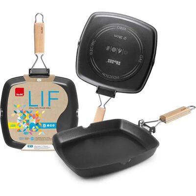 Ibili Parrilla Lif 24 Cm Black One Size Ibili Parrilla Lif 24 Cm Black One Size