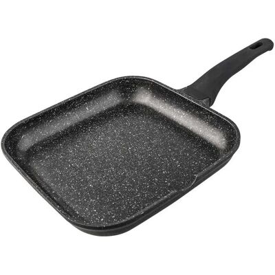 Supreme Parrilla de Piedra Mango Fijo Lisa 24 cm - Sartén para Parrilla Supreme Parrilla de Piedra Mango Fijo Lisa 24 cm - Sartén para Parrilla