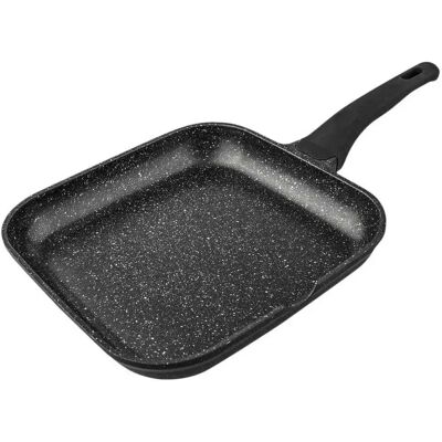Supreme Piedra para Parrilla Mango Fijo Liso 28cm - Placa de Parrilla Supreme Piedra para Parrilla Mango Fijo Liso 28cm - Placa de Parrilla