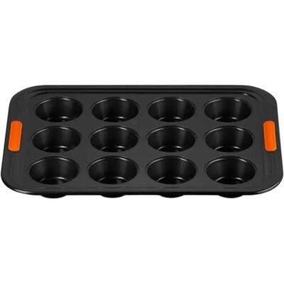 Le Creuset Molde Para Muffins Black One Size Le Creuset Molde Para Muffins Black One Size