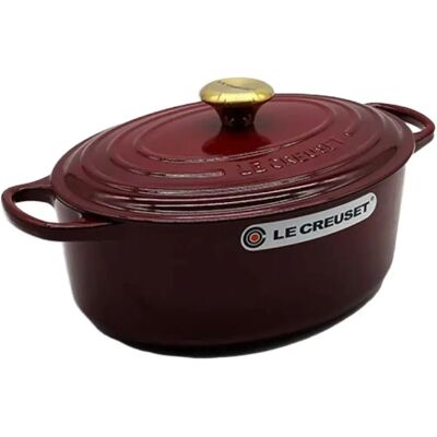 Le Creuset Olla Signature 29 Cm Rhone (Deep Red) One Size Le Creuset Olla Signature 29 Cm Rhone (Deep Red) One Size