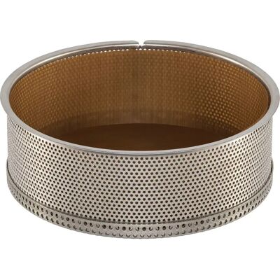 de Buyer Molde perforado de acero inoxidable - 20x6.5cm - Bakeware de Buyer Molde perforado de acero inoxidable - 20x6.5cm - Bakeware