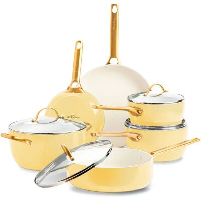 Greenpan Juego De Ollas Padova Reserve Yellow One Size Greenpan Juego De Ollas Padova Reserve Yellow One Size