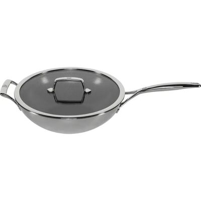 Zwilling Wok Peak 30 Cm Silver One Size Zwilling Wok Peak 30 Cm Silver One Size