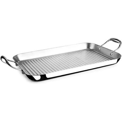 Ibili Parrilla Triply Natural 38x25 Cm Grey One Size Ibili Parrilla Triply Natural 38x25 Cm Grey One Size