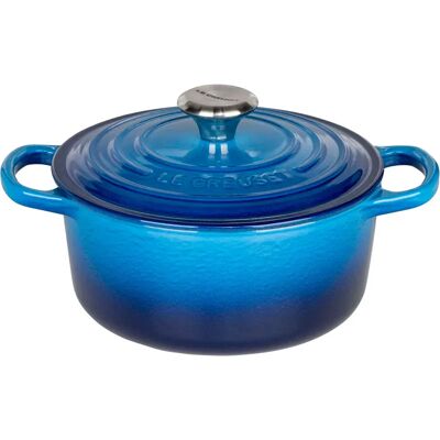 Le Creuset Cocotte Signature 18 Cm Blue One Size Le Creuset Cocotte Signature 18 Cm Blue One Size