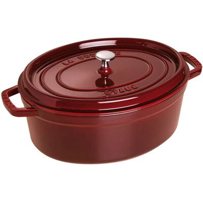 Staub Cocotte La Cocotte Oval Cast Iron-23 Cm/2.25 L Grenadine One Size Staub Cocotte La Cocotte Oval Cast Iron-23 Cm/2.25 L Grenadine One Size