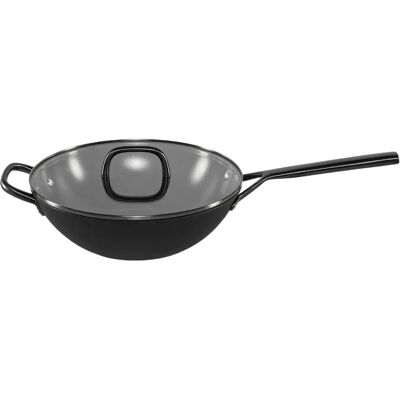 Zwilling Wok Milano 30 Cm Black / Transparent One Size Zwilling Wok Milano 30 Cm Black / Transparent One Size