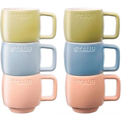 Staub Cerámica 100ml Set de 6 Tazas Staub Cerámica 100ml Set de 6 Tazas