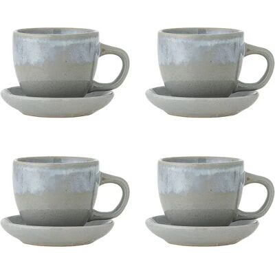 Bloomingville Taza Brenta 4 Unidades Blue One Size Bloomingville Taza Brenta 4 Unidades Blue One Size