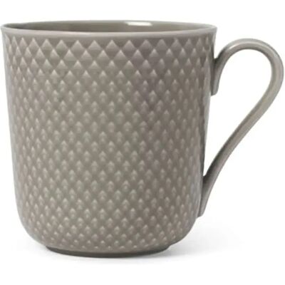 Taza Lyngby Porcelæn Rhombe Earth 39cl - Marrón Taza Lyngby Porcelæn Rhombe Earth 39cl - Marrón