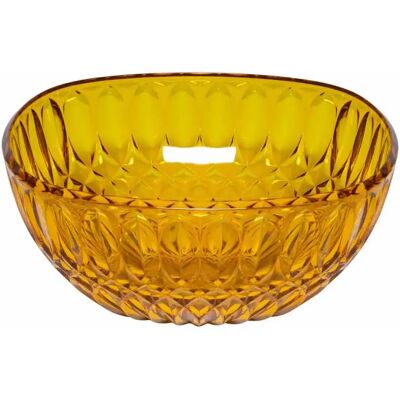 Guzzini Bol De Servir De Cristal 129721te281 Yellow / Transparent One Size Guzzini Bol De Servir De Cristal 129721te281 Yellow / Transparent One Size