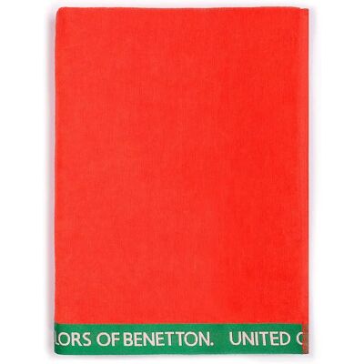 Benetton Toalla De Baño Be-0210 Red / Green One Size Benetton Toalla De Baño Be-0210 Red / Green One Size