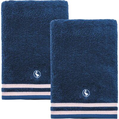 El Ganso Juego De Toallas 2 70x140 Cm Blue One Size El Ganso Juego De Toallas 2 70x140 Cm Blue One Size
