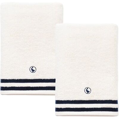 El Ganso Juego De Toallas 2 70x140 Cm White One Size El Ganso Juego De Toallas 2 70x140 Cm White One Size