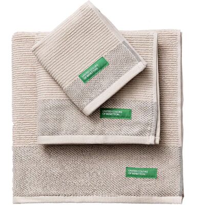 Benetton Juego De Toallas De Baño 450gsm 3 Unidades Beige One Size Benetton Juego De Toallas De Baño 450gsm 3 Unidades Beige One Size
