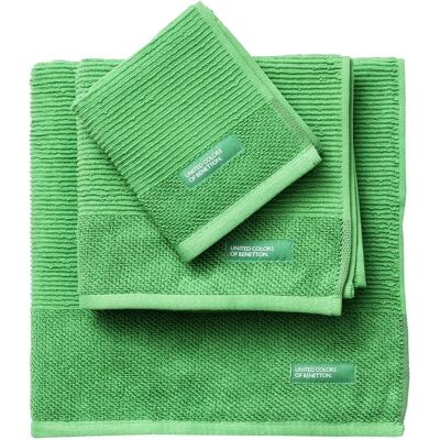 Benetton Juego De Toallas De Baño 450gsm 3 Unidades Green One Size Benetton Juego De Toallas De Baño 450gsm 3 Unidades Green One Size