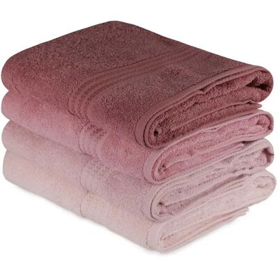 Wellhome Toalla De Baño 70x140 Cm 4 Unidades Powder / Pink / Dusty Rose / Light Pink One Size Wellhome Toalla De Baño 70x140 Cm 4 Unidades Powder / Pink / Dusty Rose / Light Pink One Size