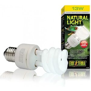 Exo Terra Bombilla De Luz Diurna De Espectro Completo De Luz Natural White 13W Exo Terra Bombilla De Luz Diurna De Espectro Completo De Luz Natural White 13W