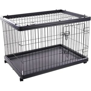 Flamingo Jaula Para Perros Pasy Black 97.5 x 69 x 66.5 cm Flamingo Jaula Para Perros Pasy Black 97.5 x 69 x 66.5 cm