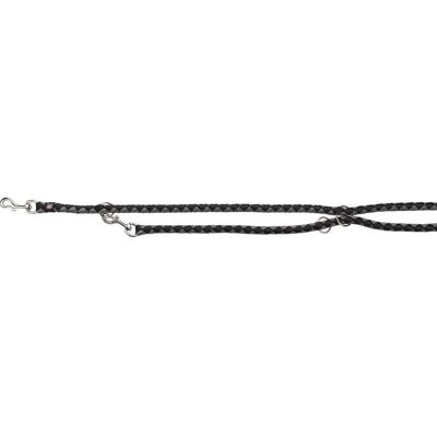 Trixie Correa Para Perro New Cable 18 Mm 2m Black / Silver L-XL Trixie Correa Para Perro New Cable 18 Mm 2m Black / Silver L-XL