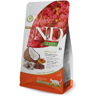 Farmina Comida Para Gatos De Arenque Quinoa Skin Coat 1.5kg Multicolor 1.5kg Farmina Comida Para Gatos De Arenque Quinoa Skin Coat 1.5kg Multicolor 1.5kg