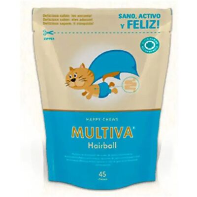 Vetnova Multiva Hairball 45 Chews - Suplemento para mascotas Vetnova Multiva Hairball 45 Chews - Suplemento para mascotas