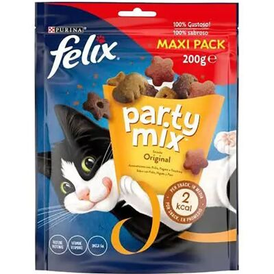 Snacks para Gatos Felix Party Mix Original - 200g Snacks para Gatos Felix Party Mix Original - 200g