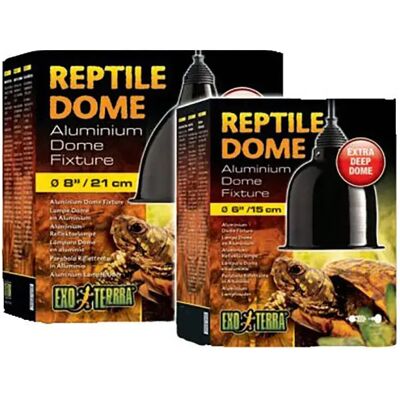 Cúpula para reptiles Exo Terra - Reflector de aluminio, grande - 21,0 x 23,0 x 21,8 cm Cúpula para reptiles Exo Terra - Reflector de aluminio, grande - 21,0 x 23,0 x 21,8 cm