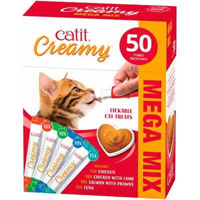 Catit Paquete Múltiple Cremoso 50 Unidades White One Size Catit Paquete Múltiple Cremoso 50 Unidades White One Size