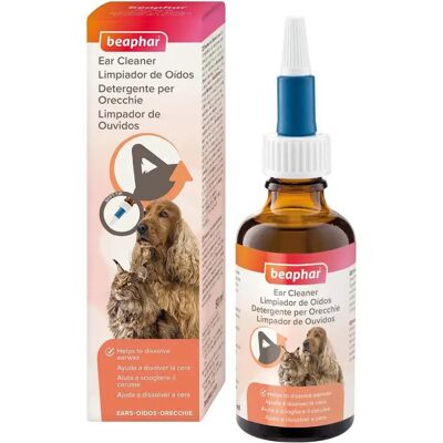 Limpiador de Oídos Beaphar 50ml - Para Perros y Gatos Limpiador de Oídos Beaphar 50ml - Para Perros y Gatos