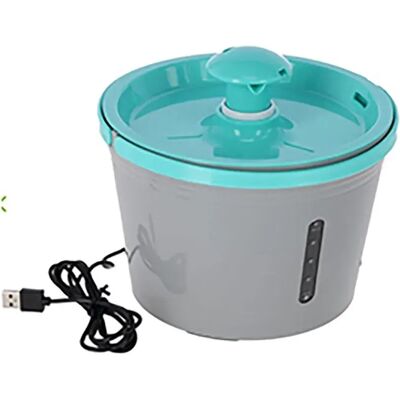 Kerbl Fuente De Agua 1.6l Turquoise / Grey One Size Kerbl Fuente De Agua 1.6l Turquoise / Grey One Size